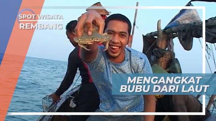 Panen Rajungan, Mengangkat Bubu dari Dasar Laut Lepas Pantai Rembang