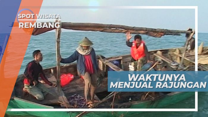 Hari Mulai Senja, Saat Menjual Panen Rajungan Lepas Pantai Rembang