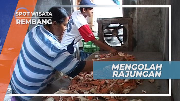 Mengolah Rajungan di Desa Gunung Wetan Rembang Jawa Tengah