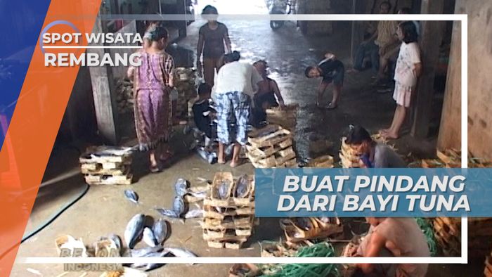 Pindang Bayi Tuna Dikemas di Desa Pondok Dadap Rembang Jawa Tengah