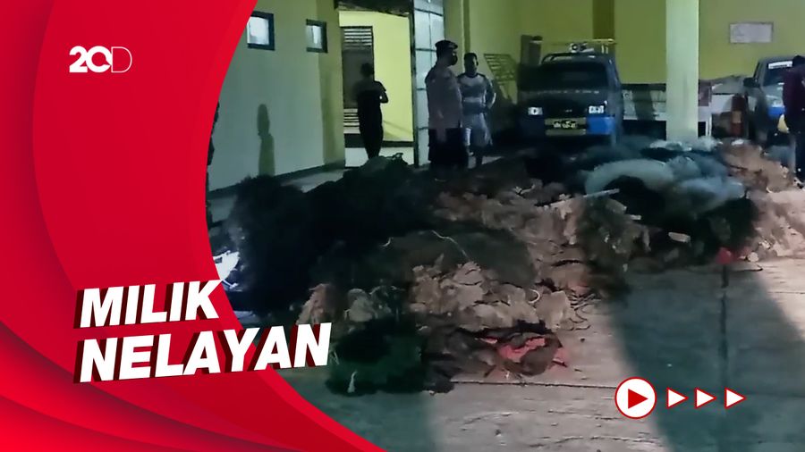 50 Jaring Benur Diamankan Petugas di Pangandaran