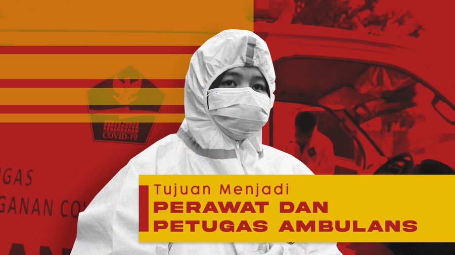 Demi Indonesia Bebas COVID-19, Perawat Ini Rangkap Menjadi Petugas Ambulans