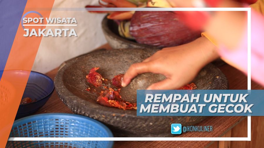 Gecok Jantung Pisang, Bumbu Rempah Kuliner Betawi