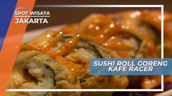 Makanan Khas Jepang di Suasana Kafe Otomotif, Jakarta