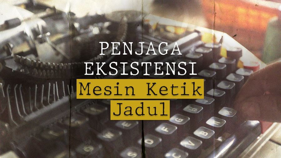 Sosok Penjaga Eksistensi Mesin Tik yang Mulai Punah