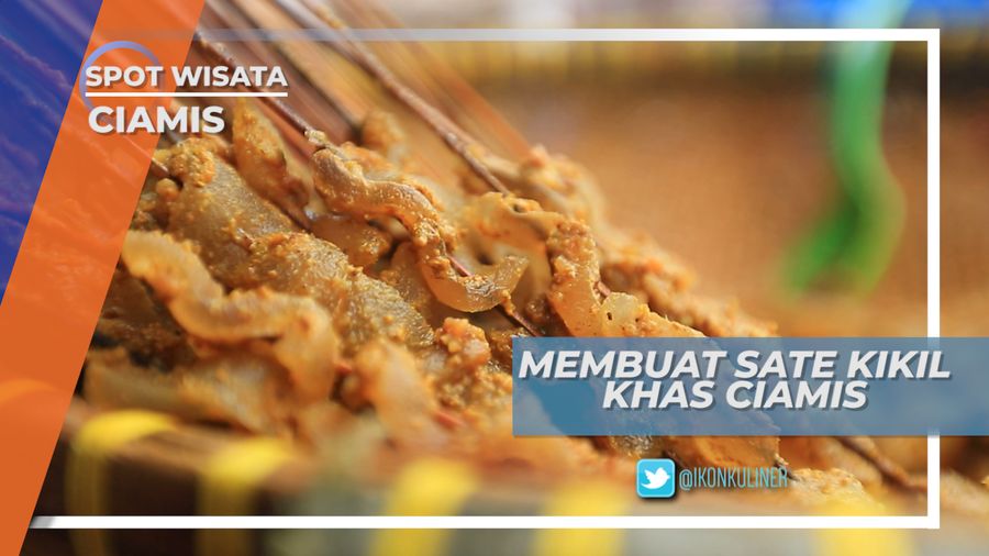 Membuat Sate Kikil Khas Ciamis, Harus Direndam 12 Jam Hingga Kenyal