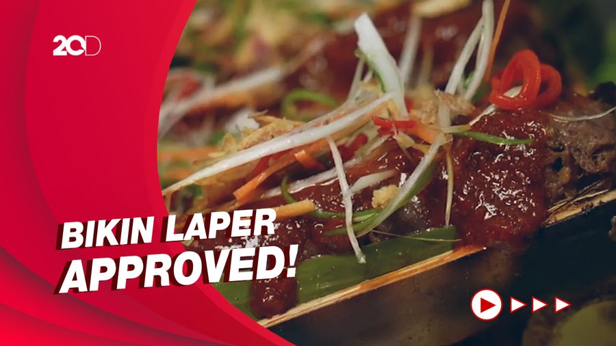 Bikin Laper: Makan Rendang Bakar Bambu Nikmat di Pinggir Danau