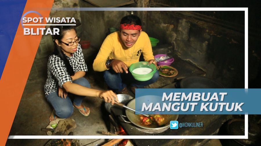 Memasak Mangut Kutuk Dengan Tungku dan Kayu Bakar, Bikin Rasa Tambah Ambyar, Blitar
