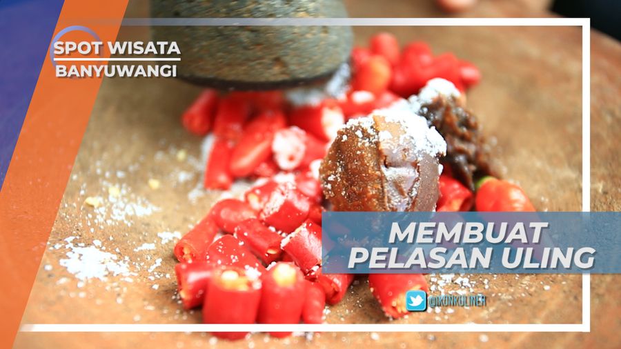 Memasak Pelasan Uling, Makanan Bercita Rasa Pedas Khas Banyuwangi