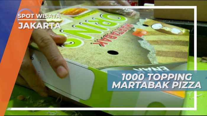 Kuliner Jakarta,Seribu Topping Pilhan Martabak Pizza