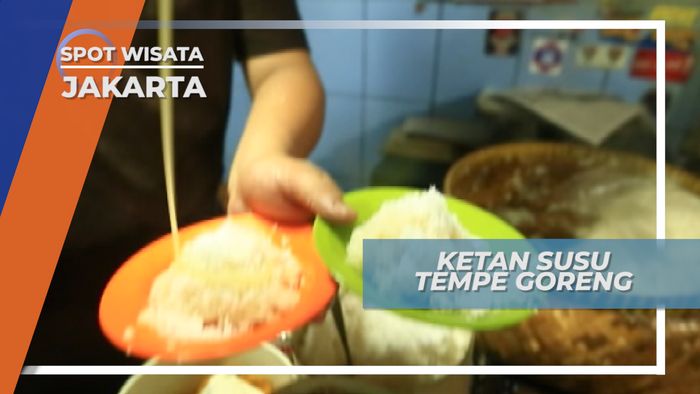 Kuliner Jakarta, Ketan Susu Tempe Goreng