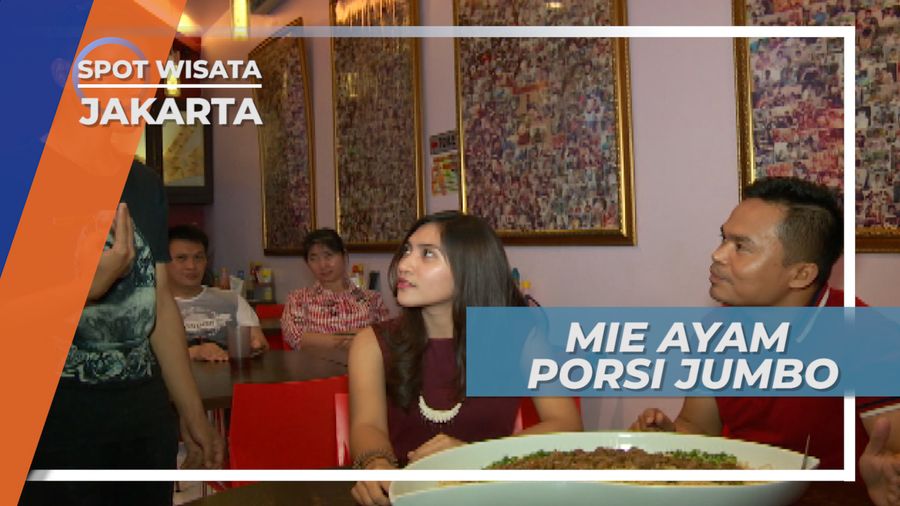 Mi Ayam Porsi Jumbo, Tantangan Bagi Penyuka Makan Besar, Jakarta