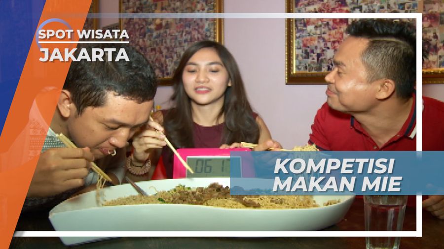 Adu Kapasitas Perut, Lomba Makan Mi Ayam 8 Porsi, Jakarta