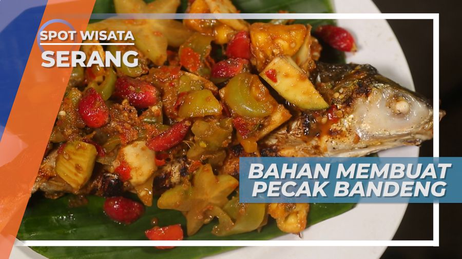 Bahan Membuat  Pecak Bandeng Desa Sawah Luhur Serang