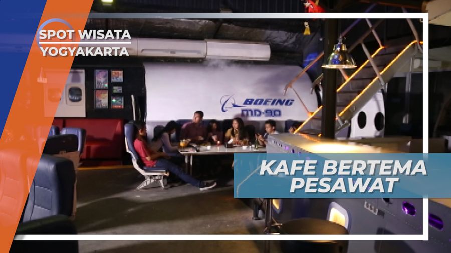 Resto Unik Berkonsep Pesawat Terbang di Yogyakarta