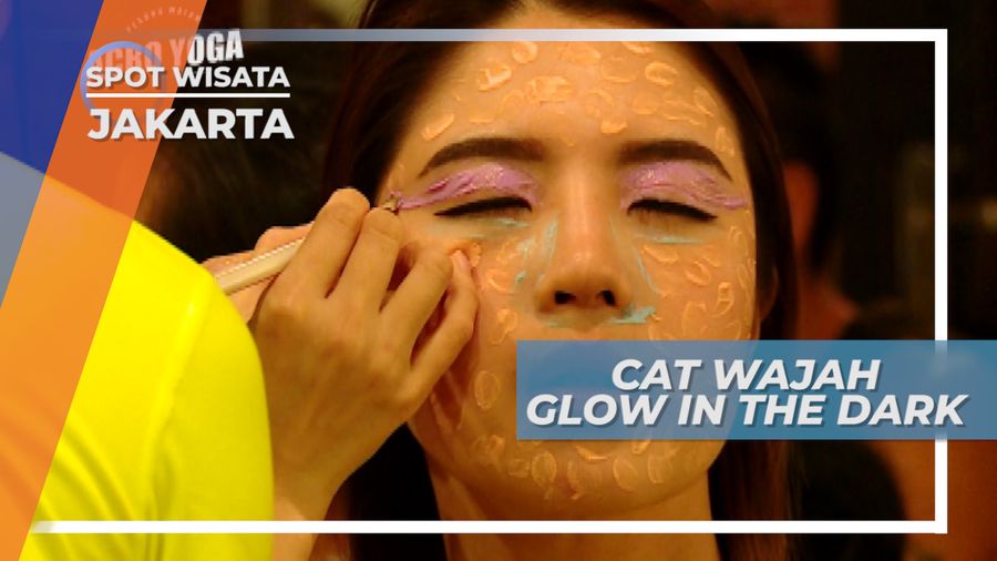 Bersinar Dalam Gelap, Persiapan Cat Wajah Sebelum Acro Yoga, Jakarta