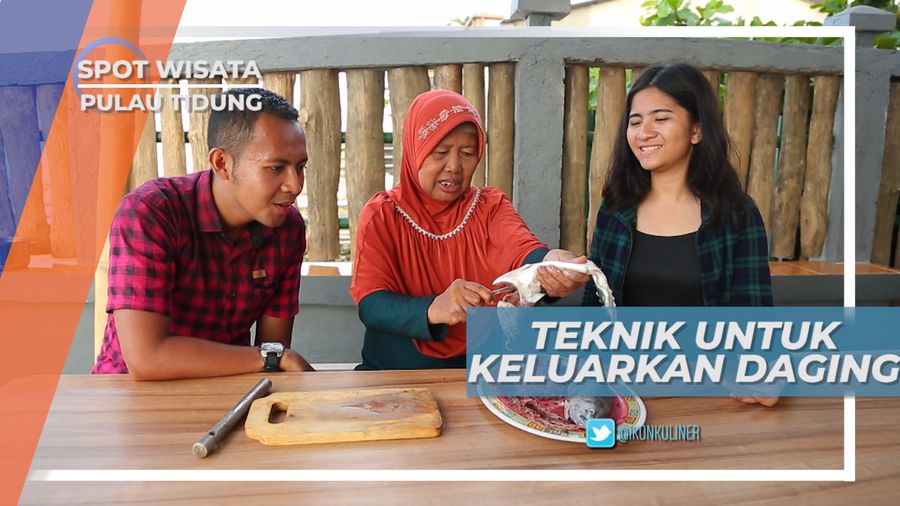 Teknik Mengeluarkan Daging Ikan Tongkol ala Warga Pulau Tidung