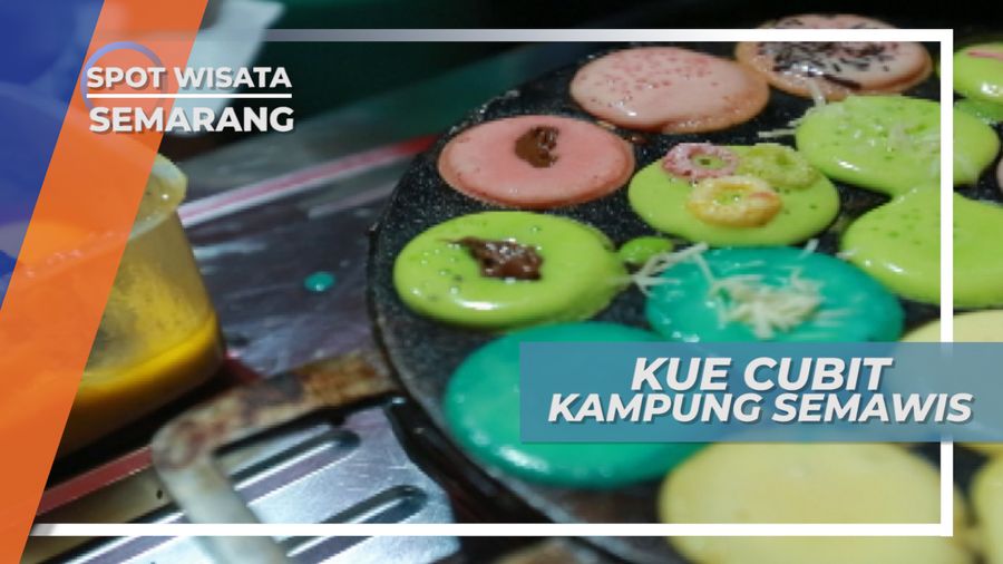 Kue Cubit Gaul Aneka Warna, Terlihat Menarik dan Enak ala Kampung Semawis Semarang