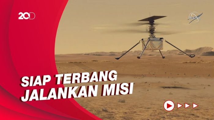 Helikopter Mini NASA Ingenuity Telah Mendarat di Mars