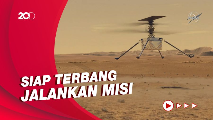 Helikopter Mini NASA Ingenuity Telah Mendarat di Mars
