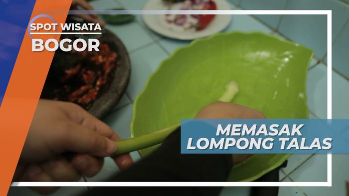 Memasak Lompong Talas Bogor Dengan Bumbu Sederhana