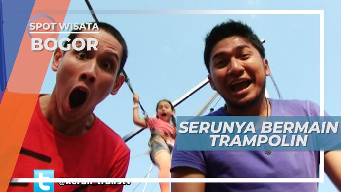 Trampolin, Bermain Sambil Olahraga, Bogor