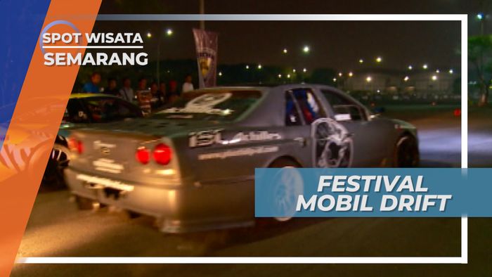 Unjuk Kebolehan Meliuk-liuk di Lintasan, Festival Mobil Drift Semarang