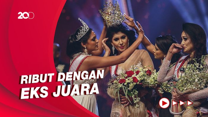 Momen Juara Kontes Kecantikan Sri Lanka Ribut di Panggung