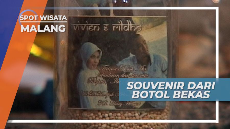Souvenir Botol Bekas, Hiasan Cantik dengan Aromaterapi, Malang