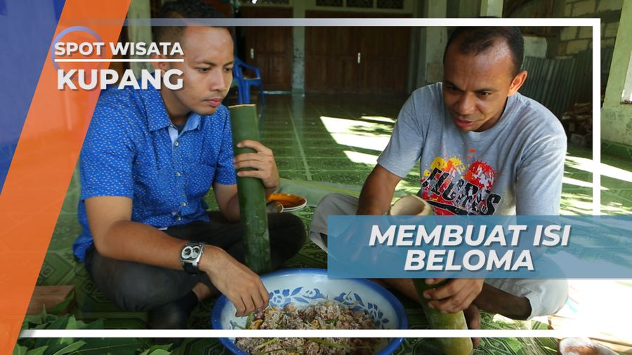Beloma, Membuat Isian Bakara Bambu Kuliner Kupang