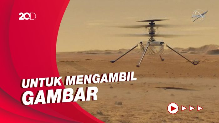 Helikopter NASA Ingenuity Lakukan Penerbangan Perdana di Mars