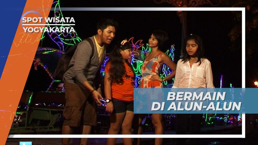 Serunya Bermain Sepeda Disko di Alun-alun Kidul Yogyakarta