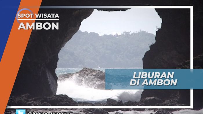 Serunya Liburan ke Pantai Pintu Kota Ambon Manise, Maluku