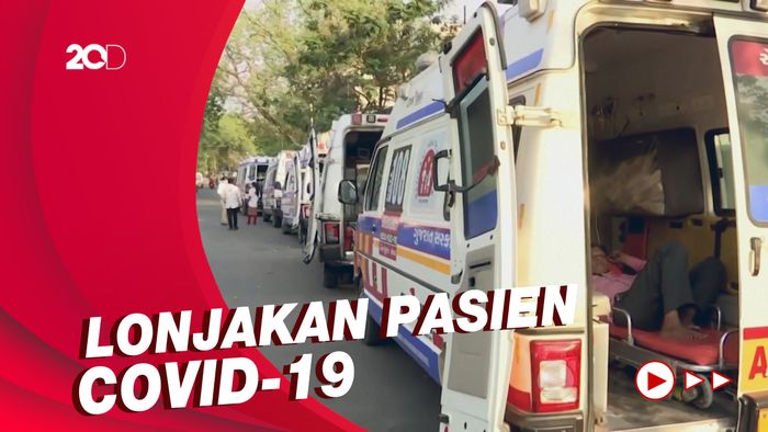 Rekor 200 Ribu Kasus, India Kewalahan Tangani Pasien COVID-19
