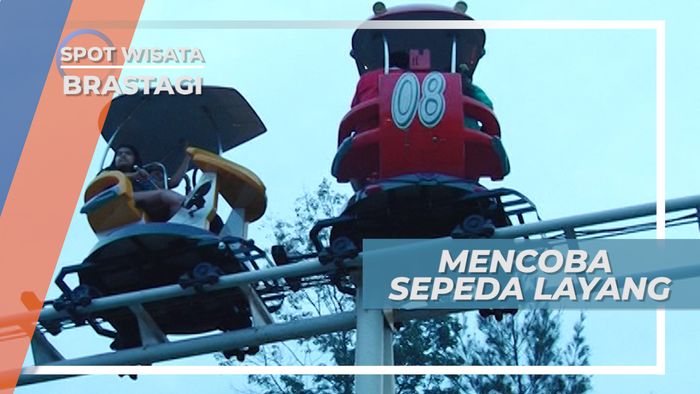 Wahana Sepeda Layang Taman Hiburan Sibolangit di Brastagi Sumatera Utara