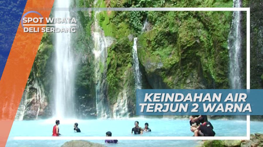 Keindahan Air Terjun Dua Warna, Definisi Alam Indah Deli Serdang