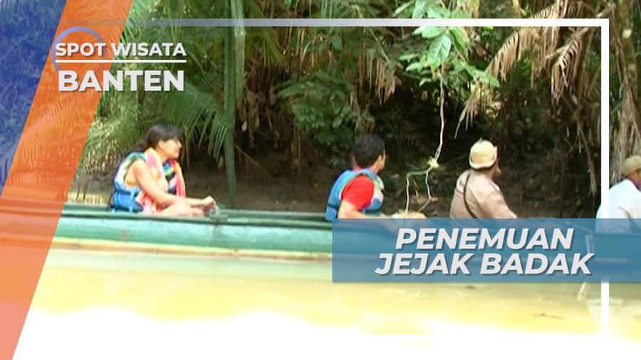 Menyusur Jejak Badak, Sungai Cigantar Banten Bertemu Piton, Si Ular Besar