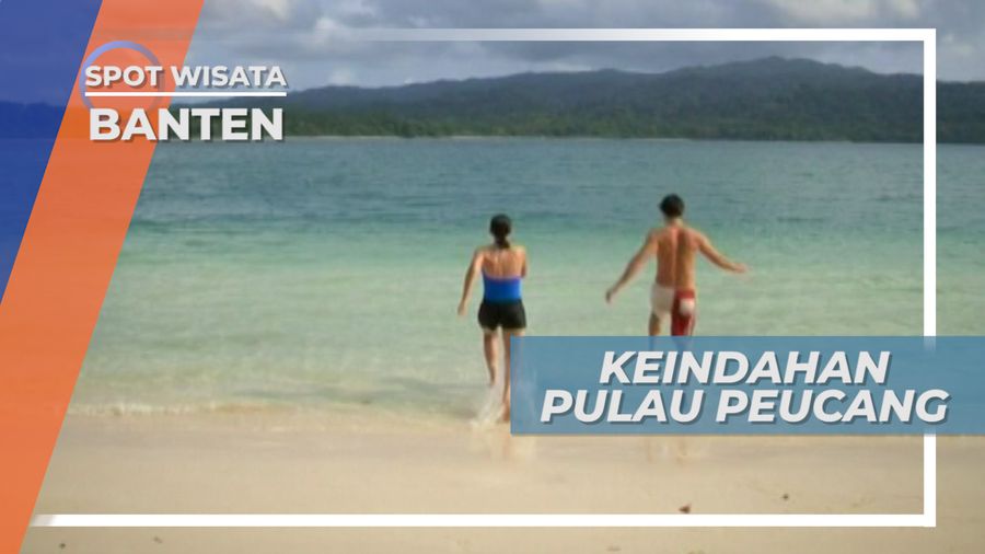 Keindahan Pantai Berpasir Putih Pulau Peucang Banten