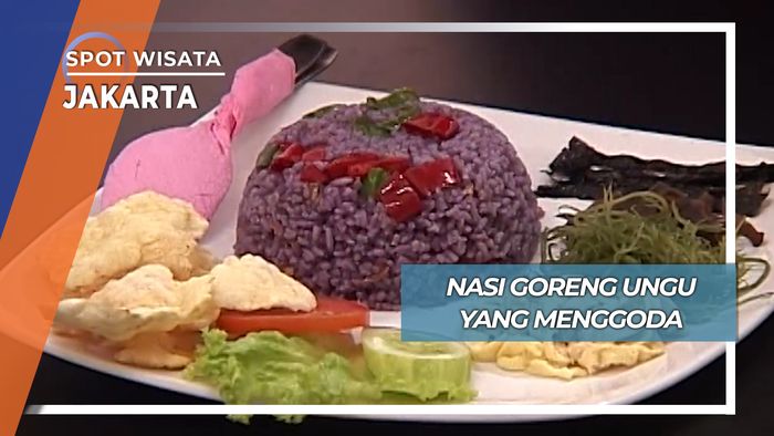 Nasi Goreng Ungu Jakarta, Gurih dan Sehat