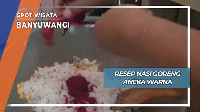Nasi Goreng Warna-warni Banyuwangi Jawa Timur