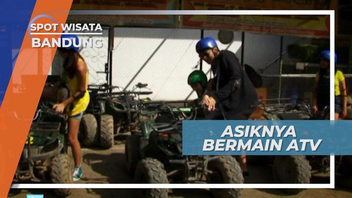 Bermain ATV Di Sirkuit Mini di  Bandung Jawa Barat