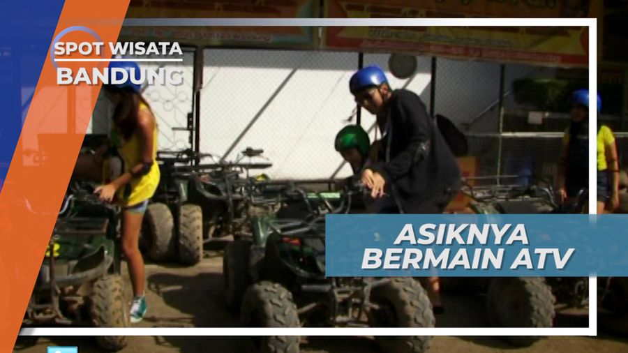Bermain ATV Di Sirkuit Mini di  Bandung Jawa Barat