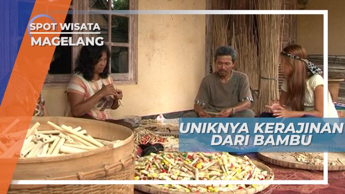 Kerajinan dari Bambu, Kreativitas Warga Desa Kebon Sari, Magelang