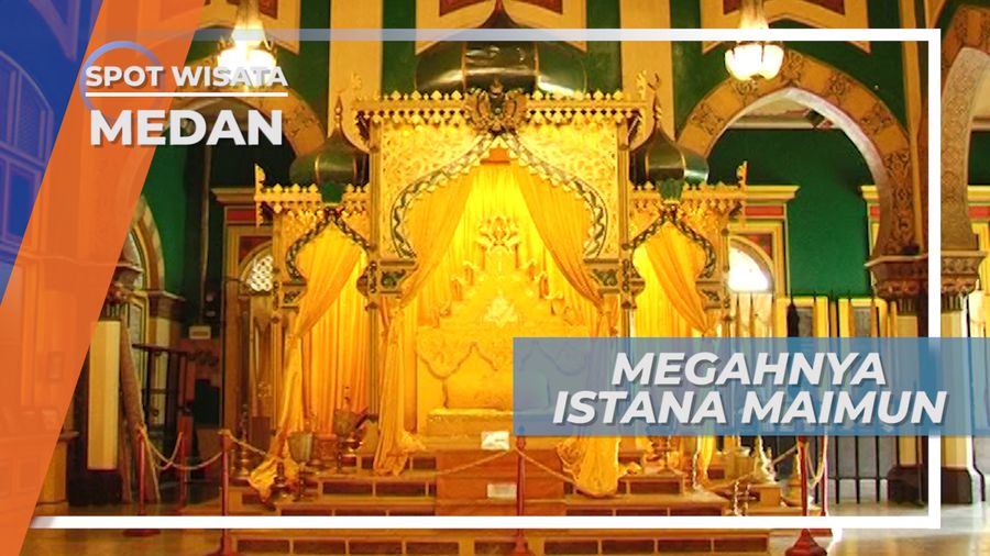 Megahnya Istana Maimun, Saksi Sejarah Kejayaan Kesultanan Deli, Medan