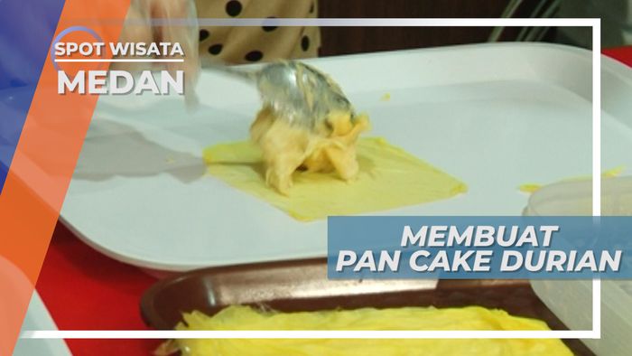Membuat Pan Cake Durian Medan yang Empuk nan Lezat