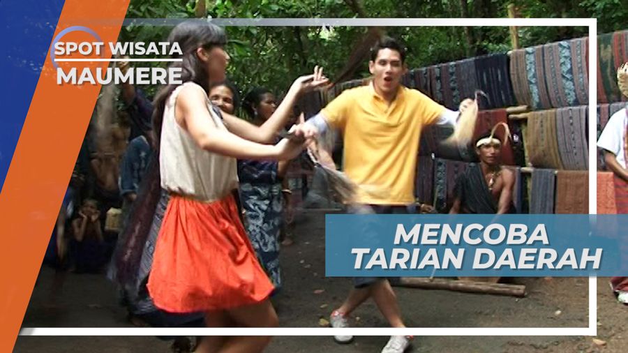 Serunya Menari Tarian Daerah Bersama Warga Maumere