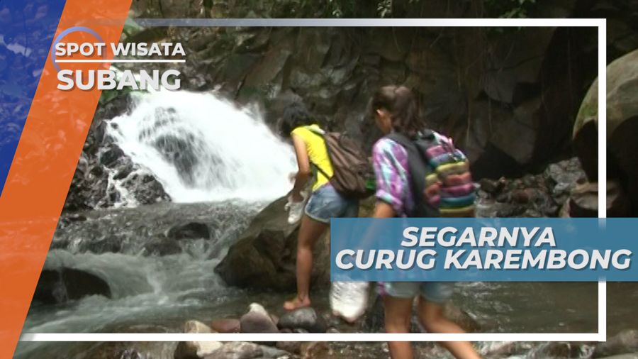 Curug Karembong, Air Terjun Tersembunyi di Subang yang Bentuknya Mirip Selendang