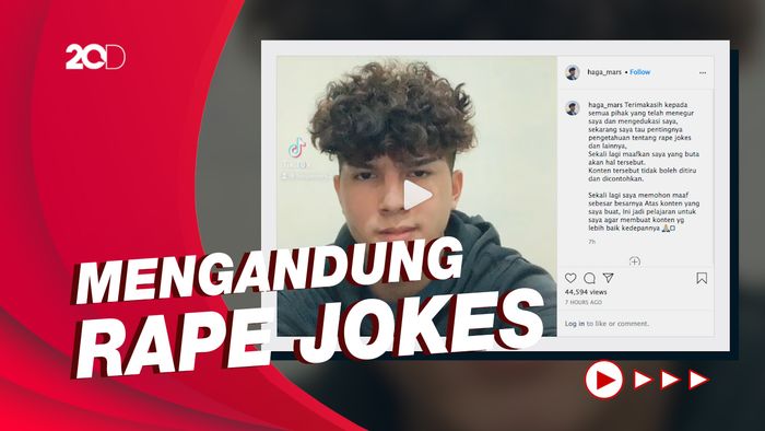 Permintaan Maaf TikTokers Haga Mars Usai Konten Rape Jokes Viral