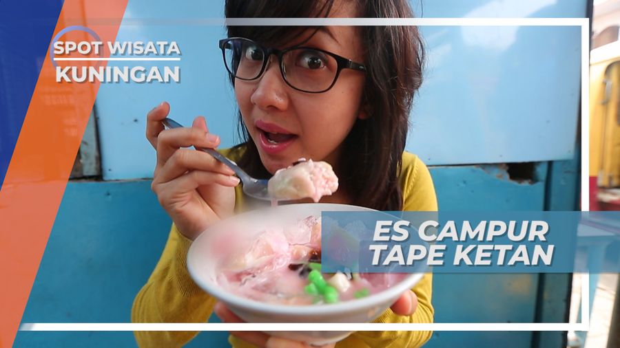 Manis nan Segar, Menikmati Kelezatan Es Campur Tape Ketan Kuningan