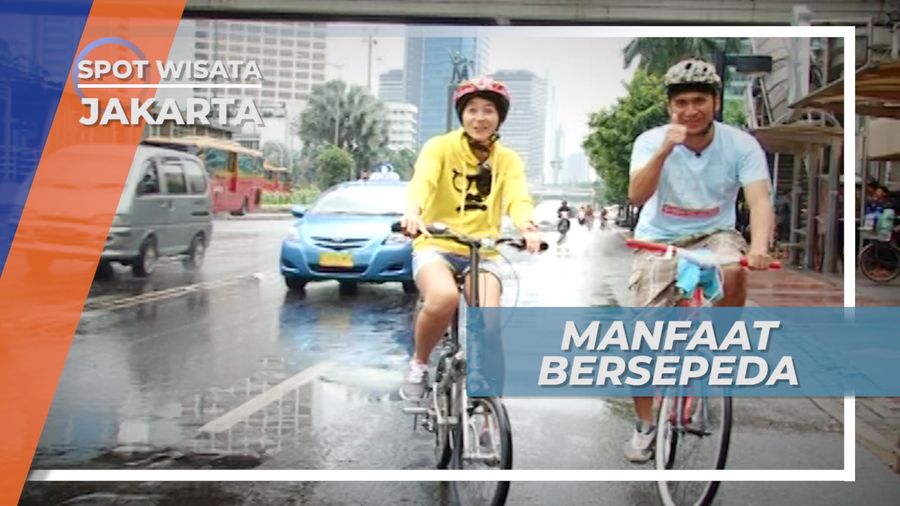 Melancarkan Peredaran Darah, Salah Satu Manfaat Bersepeda, Jakarta